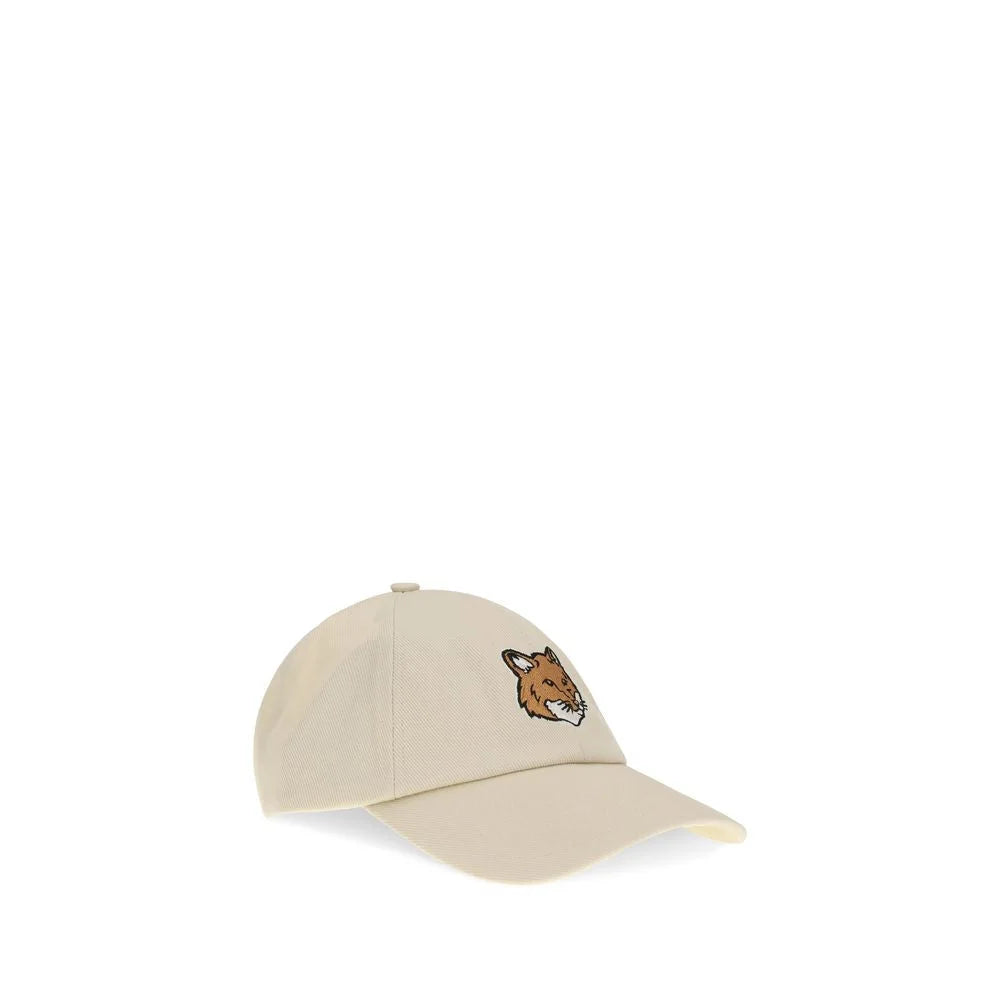 Maison Kitsuné Beige Cotton Cap (Baseball Hat) - UNI