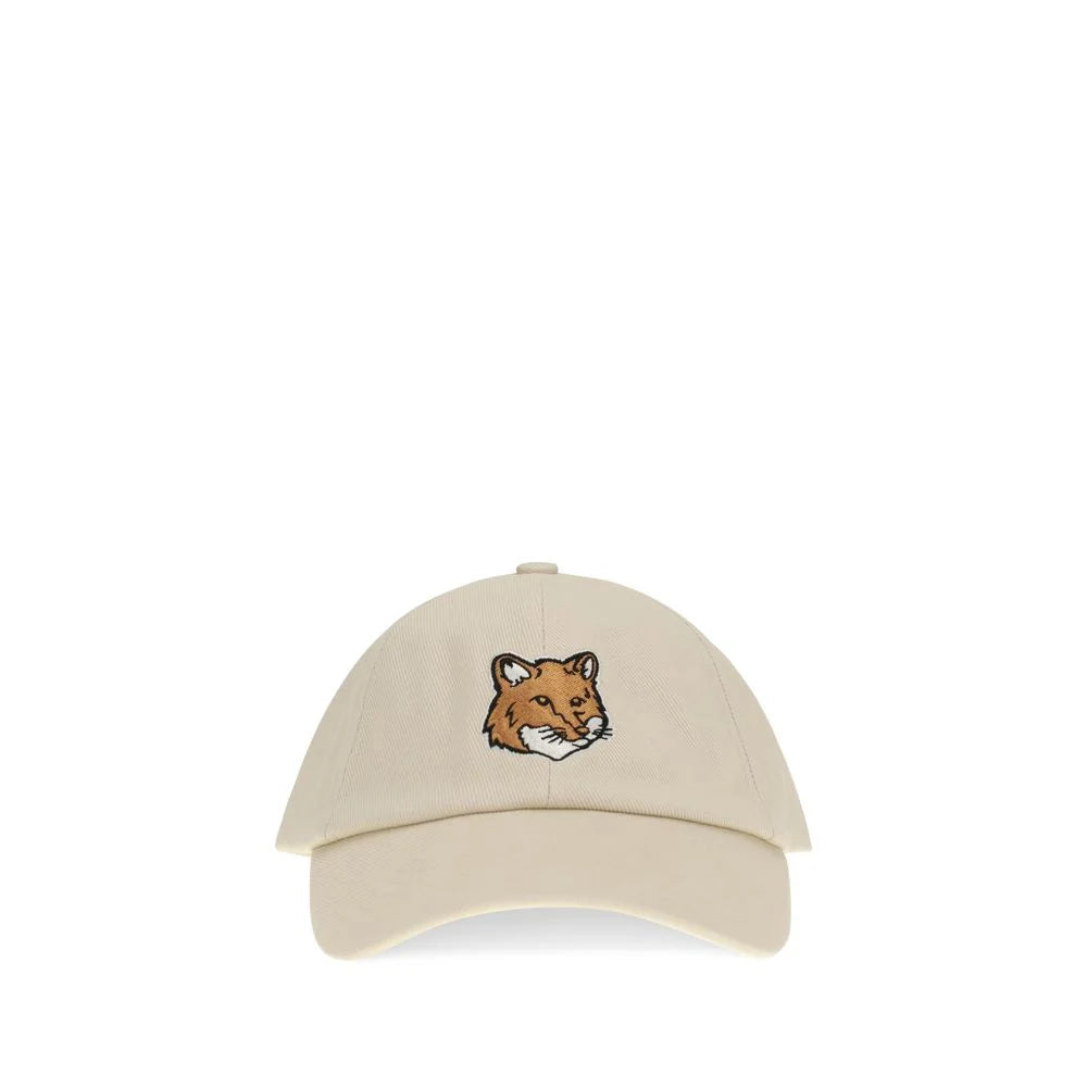 Maison Kitsuné Beige Cotton Cap (Baseball Hat) - UNI