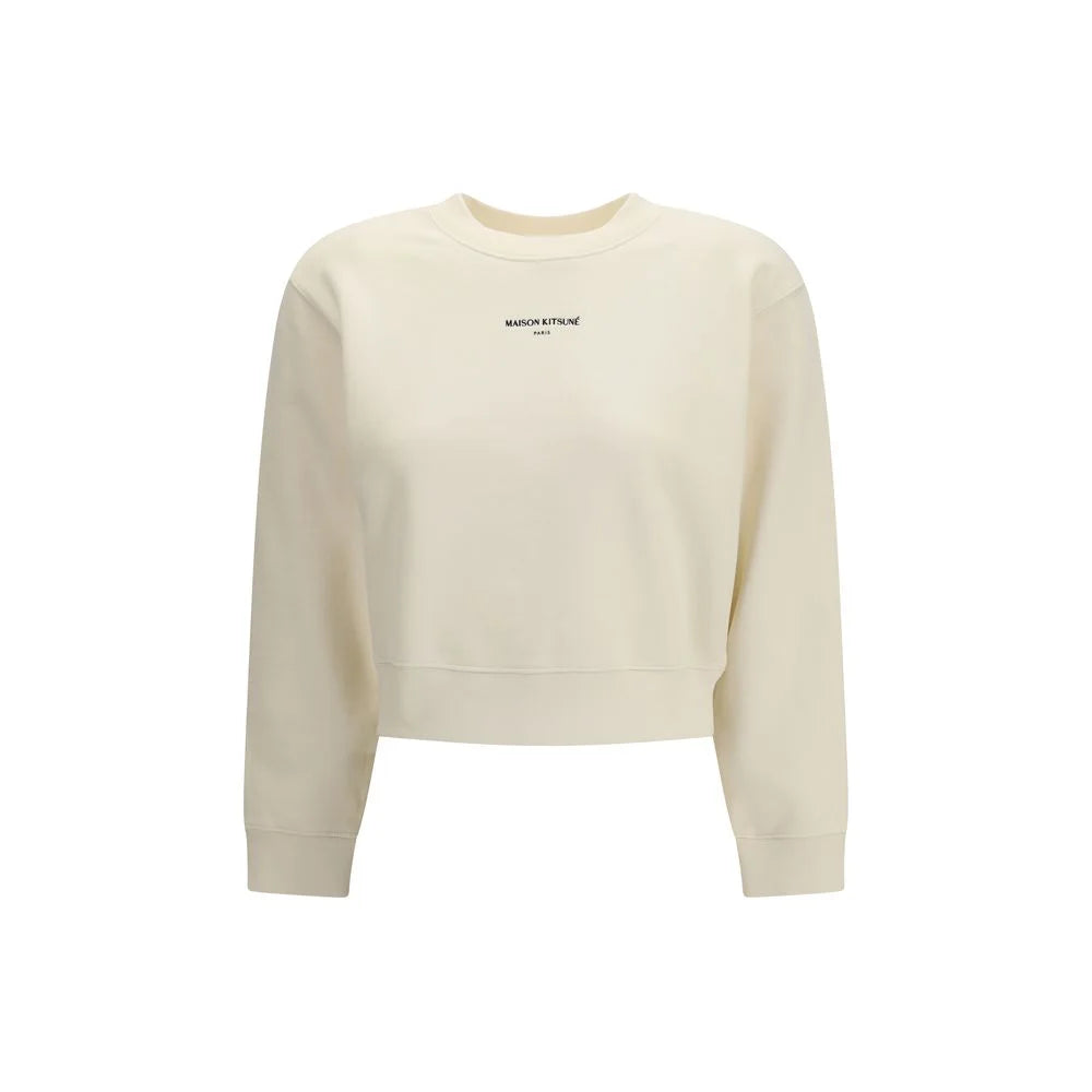 Maison Kitsuné Beige Cotton Sweatshirt