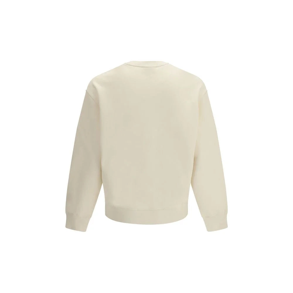 Hanorac din bumbac beige Maison Kitsuné