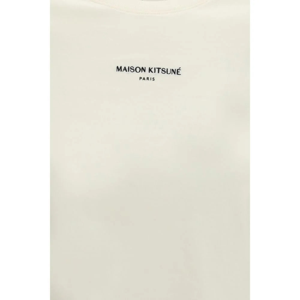Maison Kitsuné Beige Cotton T-Shirt