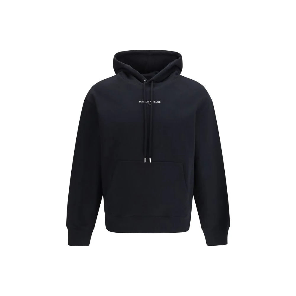 Sudadera de algodón negra Maison Kitsuné