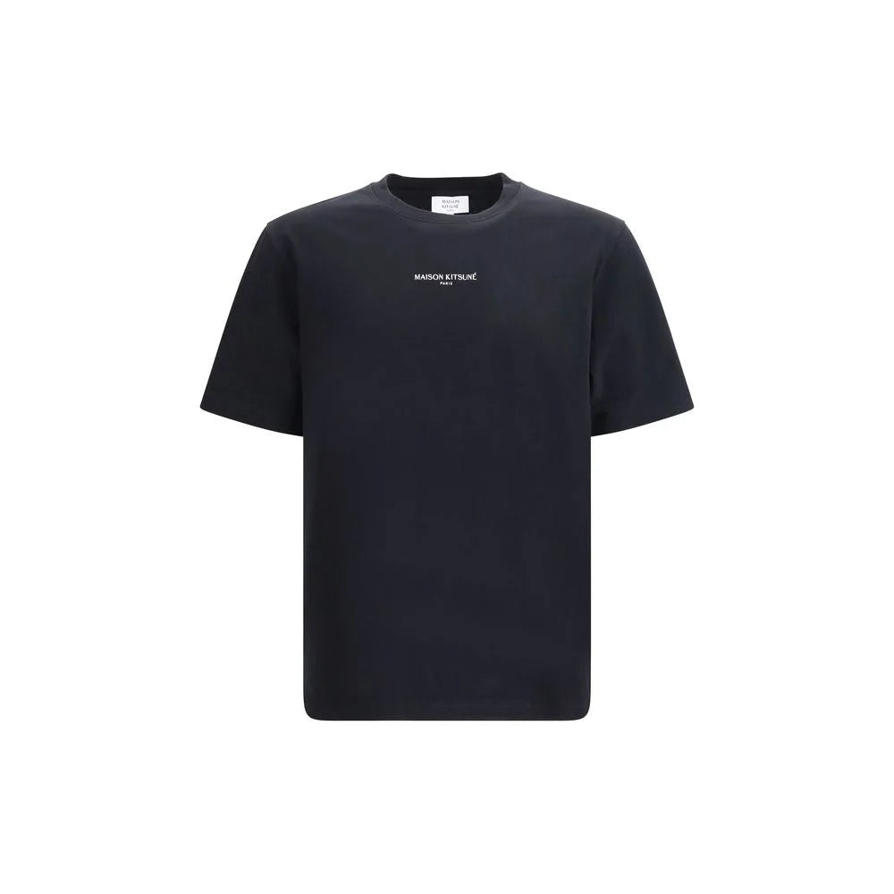 Maison Kitsuné Black Cotton T-Shirt