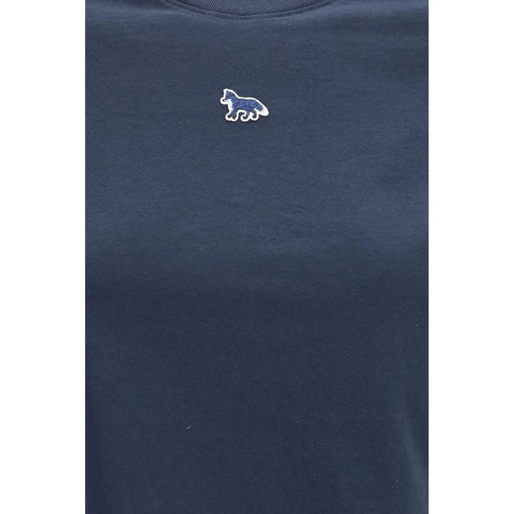 Maison Kitsuné Blue Cotton T-Shirt