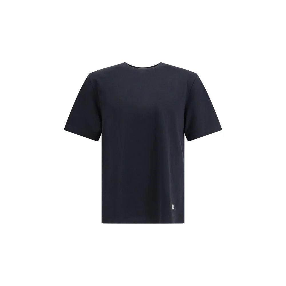 Maison Kitsuné Cotton T-Shirt with logo patch - T-Shirts