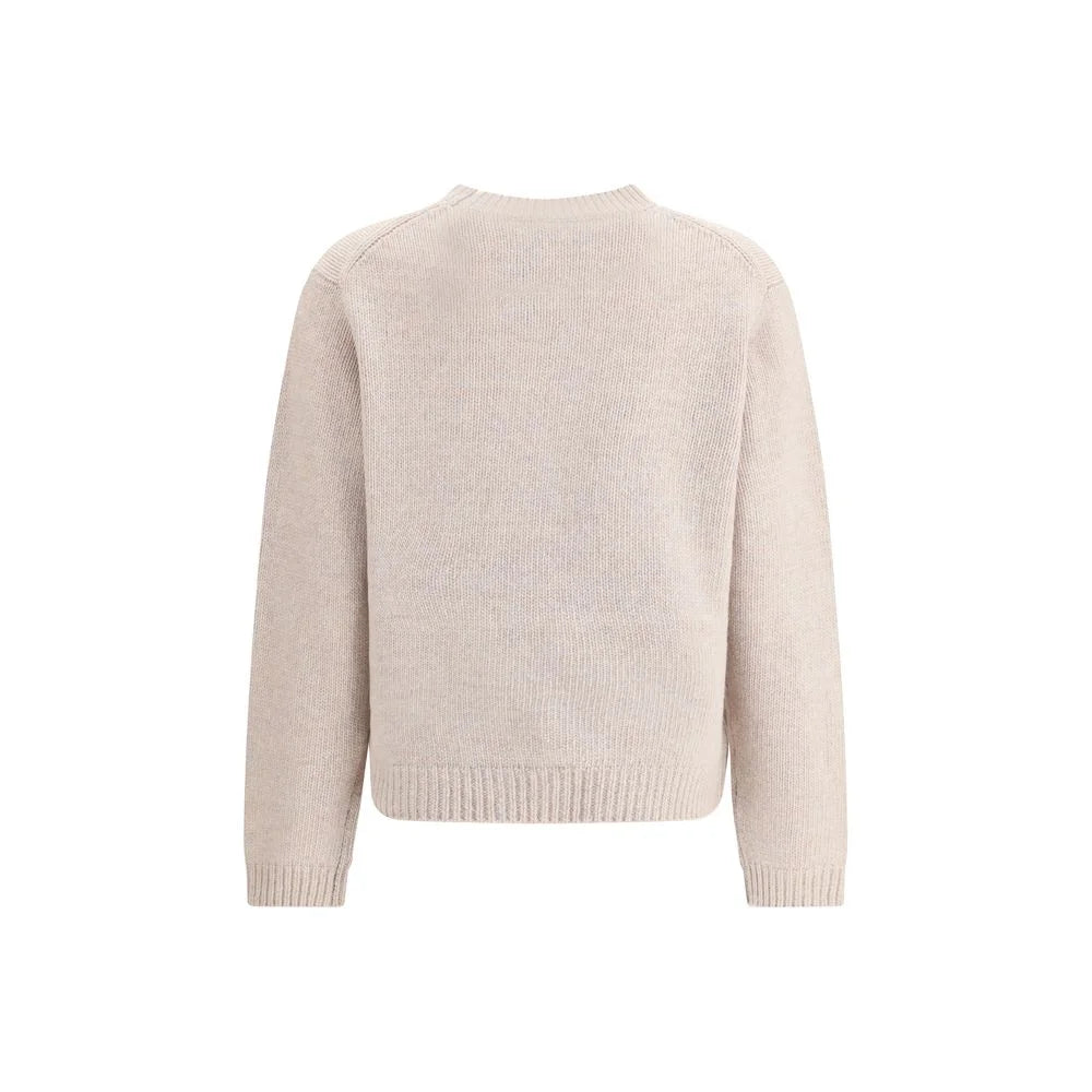 Maison Kitsuné Cream Merino Wool Sweatshirt