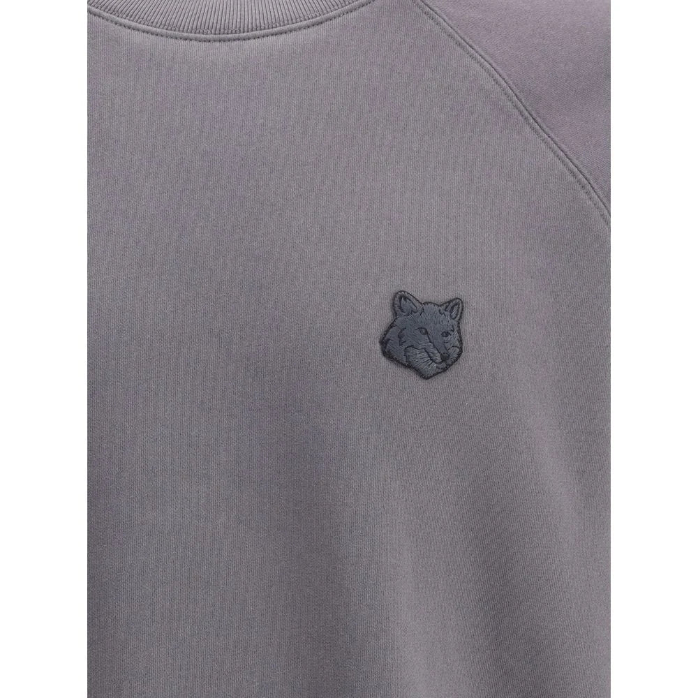 Maison Kitsuné Gray Cotton Sweatshirt - Sweatshirts