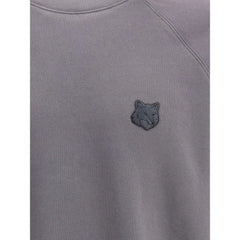 Maison Kitsuné Gray Cotton Sweatshirt - Sweatshirts