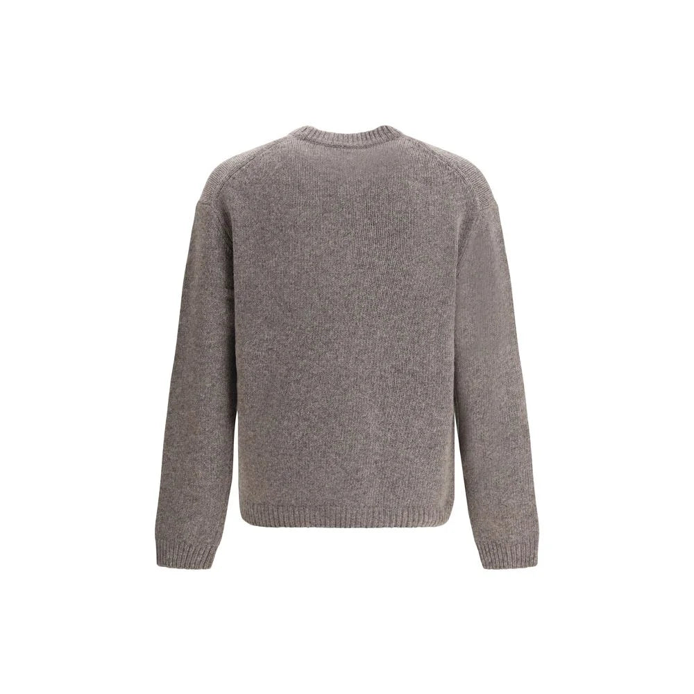 Maison Kitsuné Gray Wool Sweatshirt