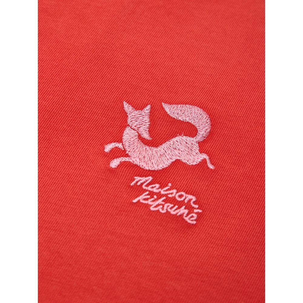 Maison Kitsuné Red Cotton T-Shirt - L - T-Shirts