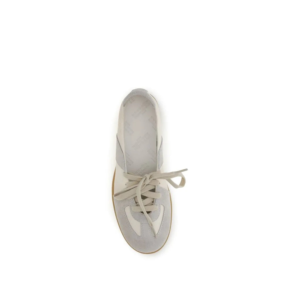 Maison Margiela Beige Calf Leather Bos Taurus Ballet Flats