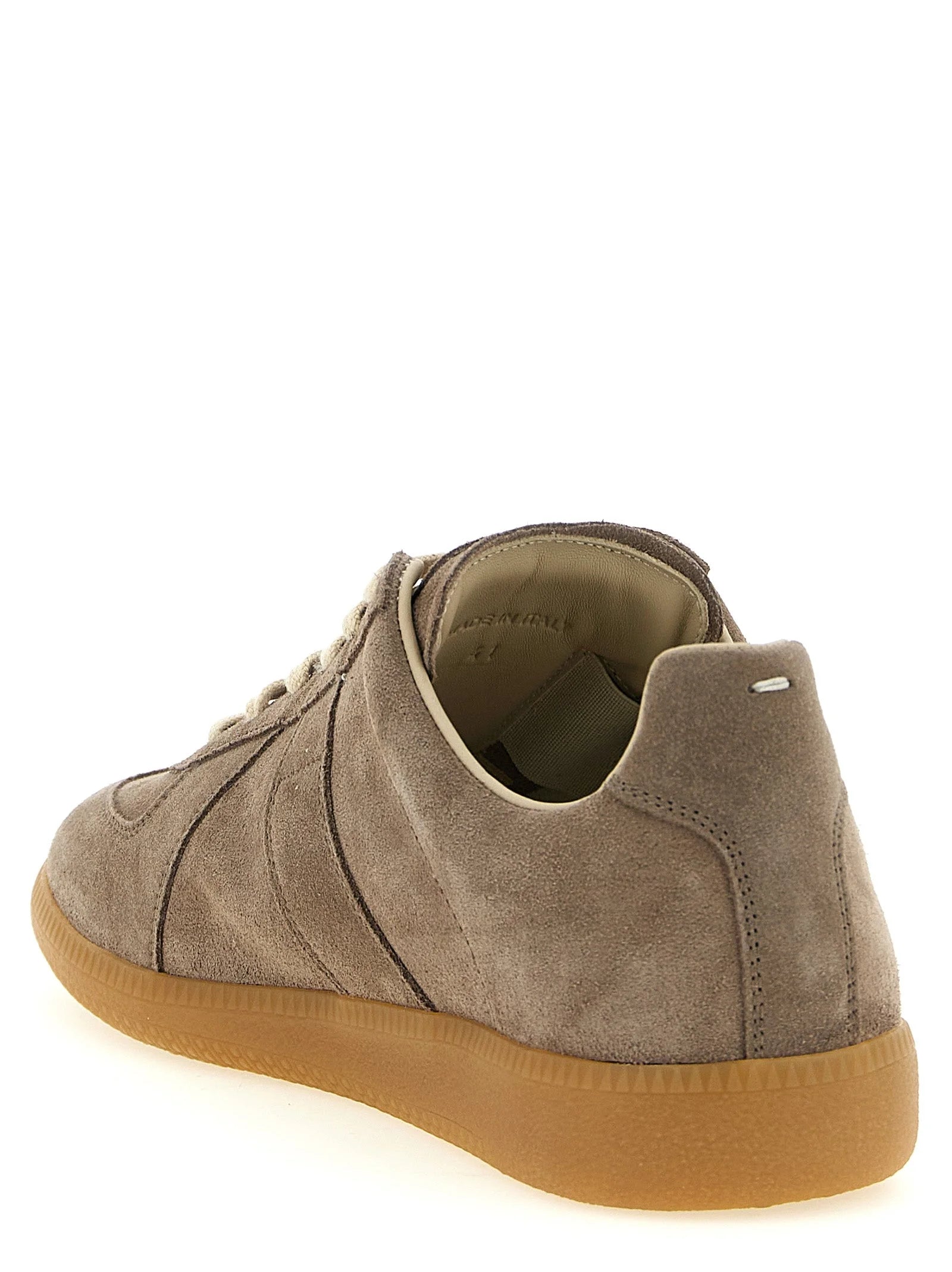 Maison Margiela Beige Calfskin Low Top Sneakers - EU 41 | US 8