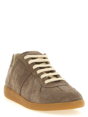 Maison Margiela Beige Calfskin Low Top Sneakers - EU 41 | US 8