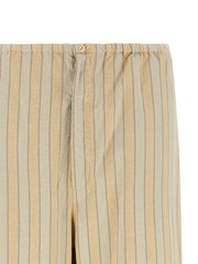 Maison Margiela Beige Cotton Bottoms Sleepwear