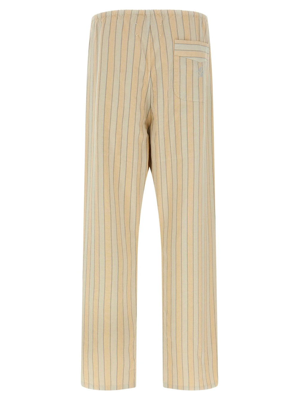 Maison Margiela Beige Cotton Bottoms Sleepwear