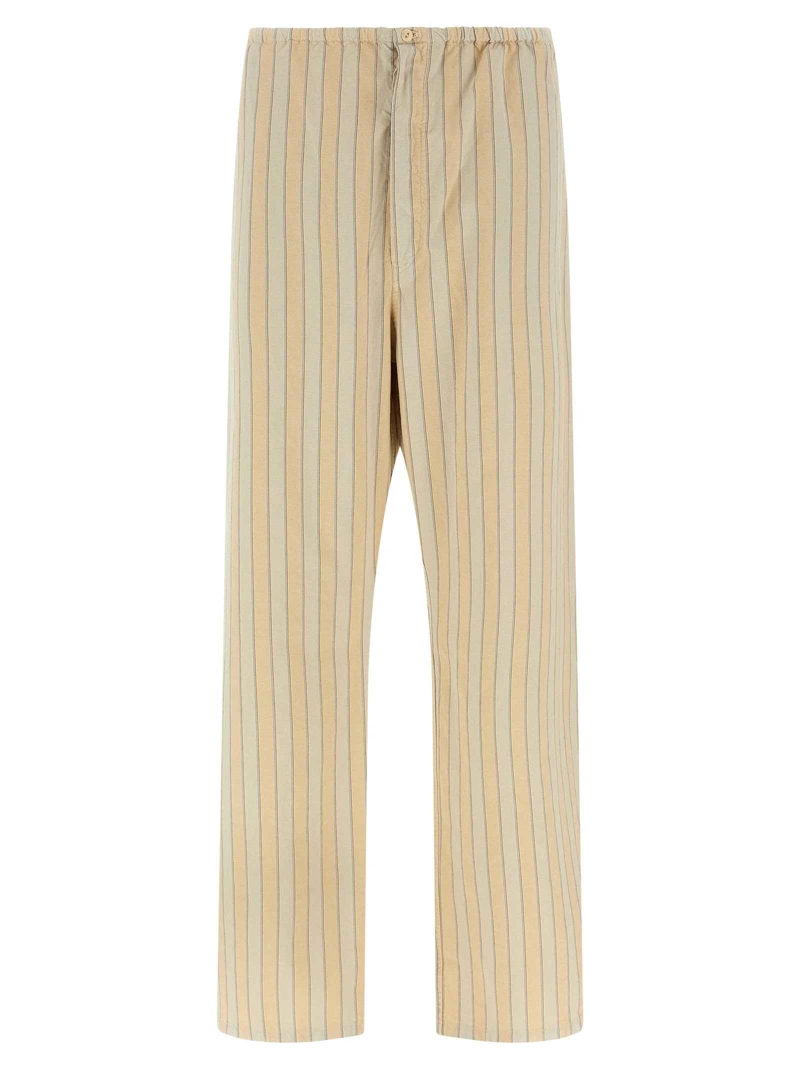 Maison Margiela Beige Cotton Bottoms Sleepwear