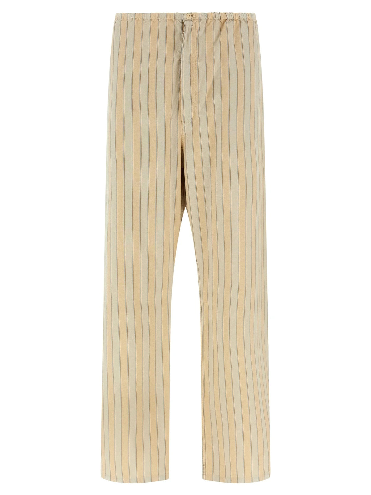 Maison Margiela Beige Cotton Bottoms Sleepwear