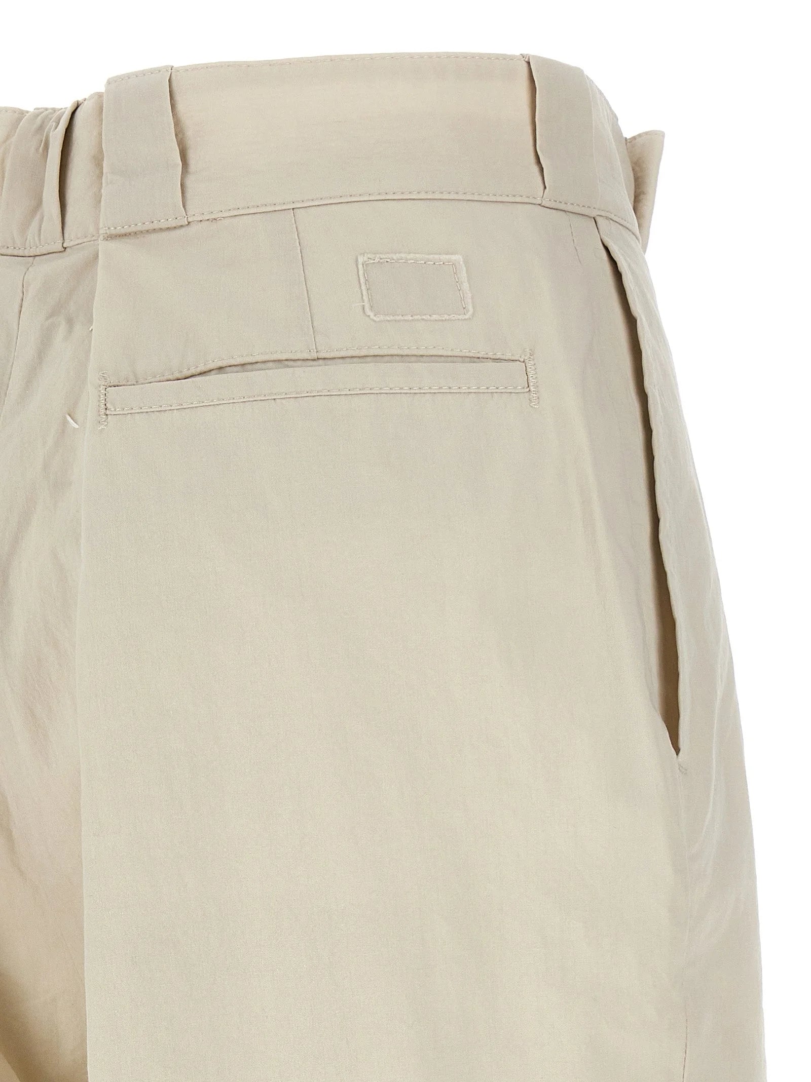 Maison Margiela Beige Cotton Casual Pants