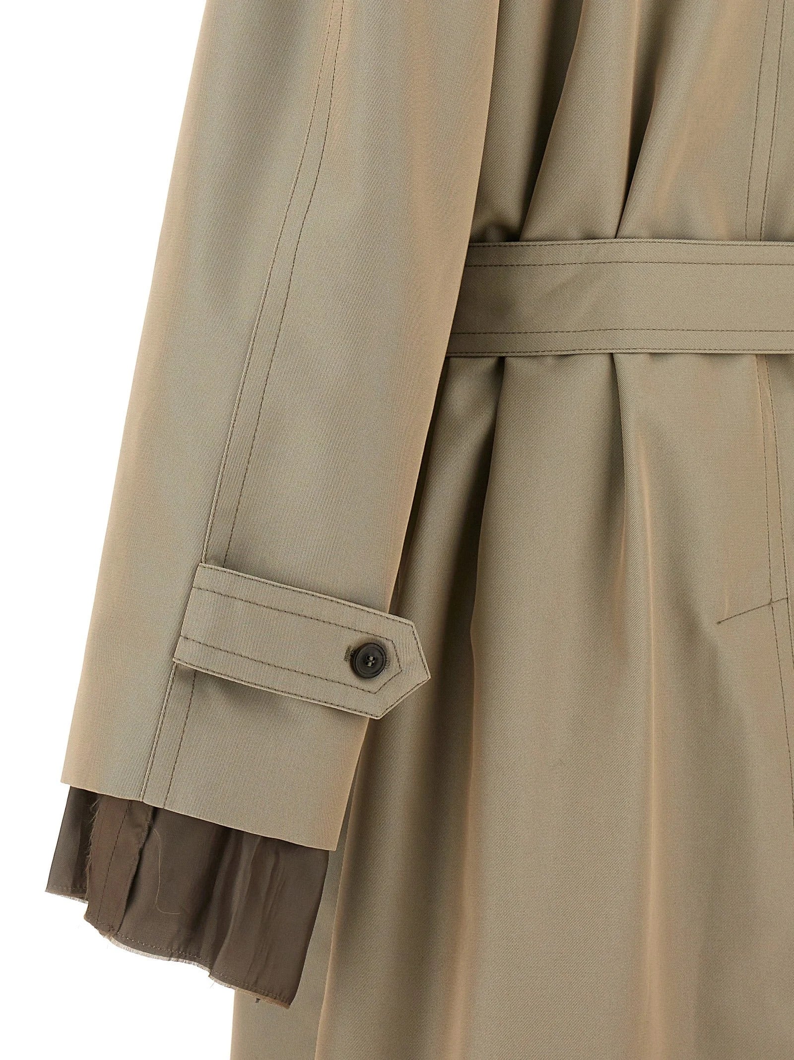 Maison Margiela Beige Cotton Coat - 48 | M