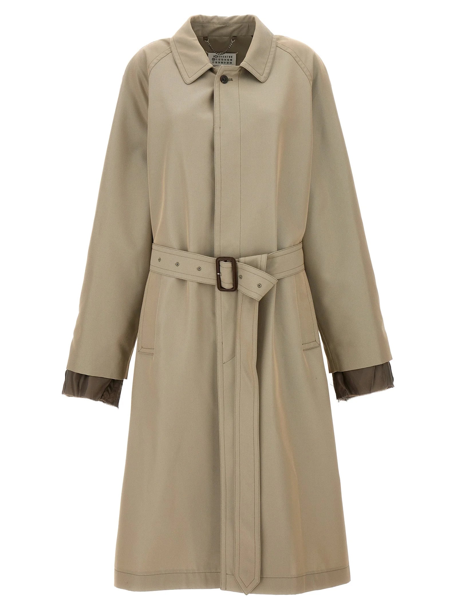Maison Margiela Beige Cotton Coat - 48 | M