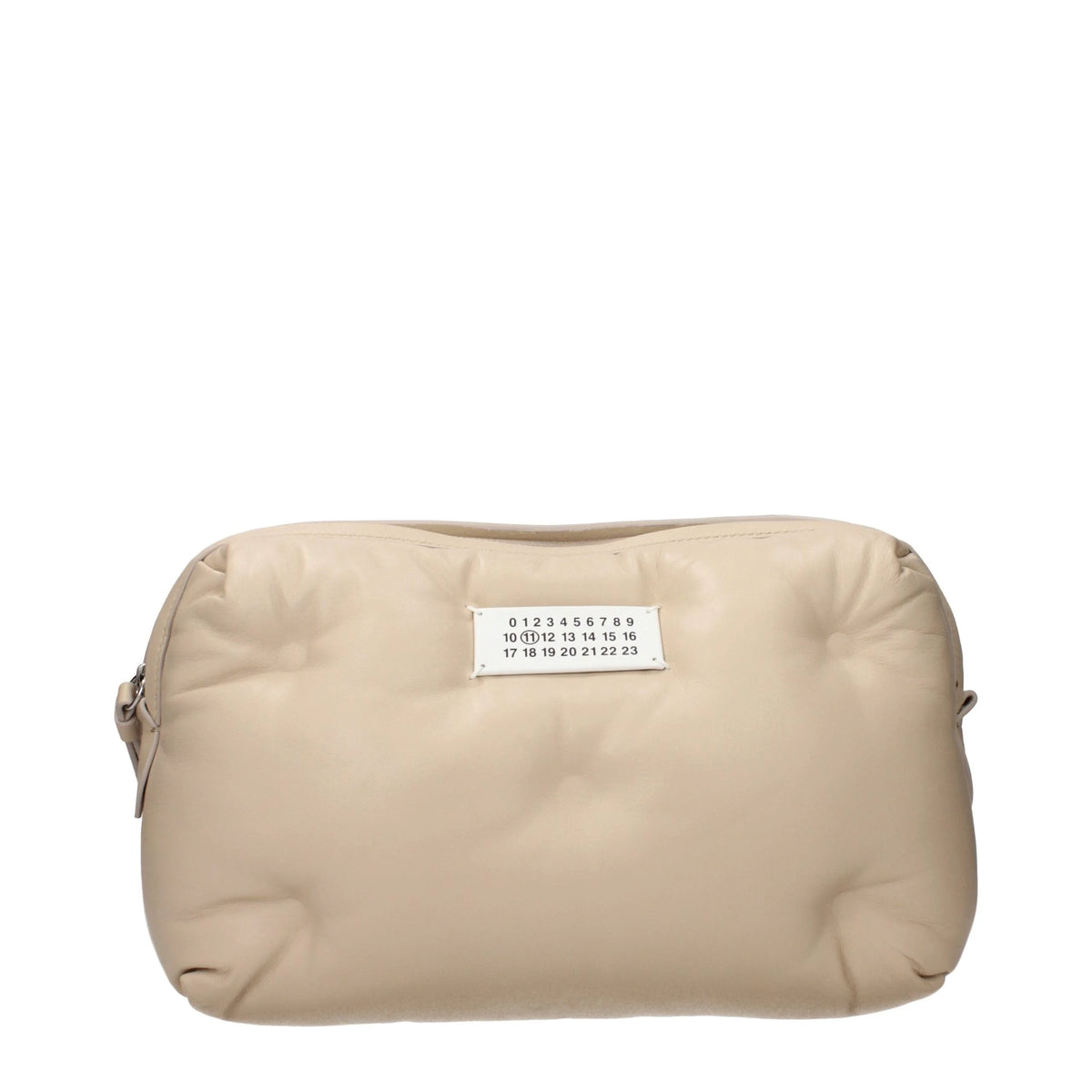 Maison Margiela Beige Leather Clutch Bag