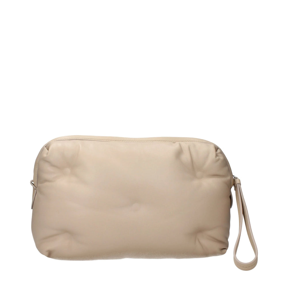 Maison Margiela Beige Læder Clutch