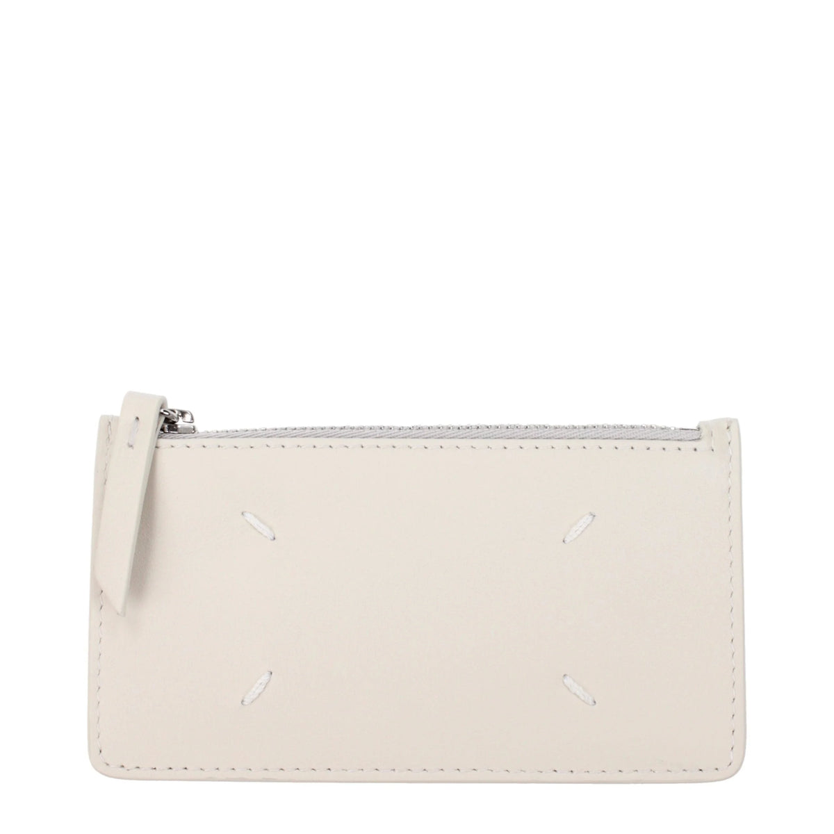 Maison Margiela Béžové kožené peněženky