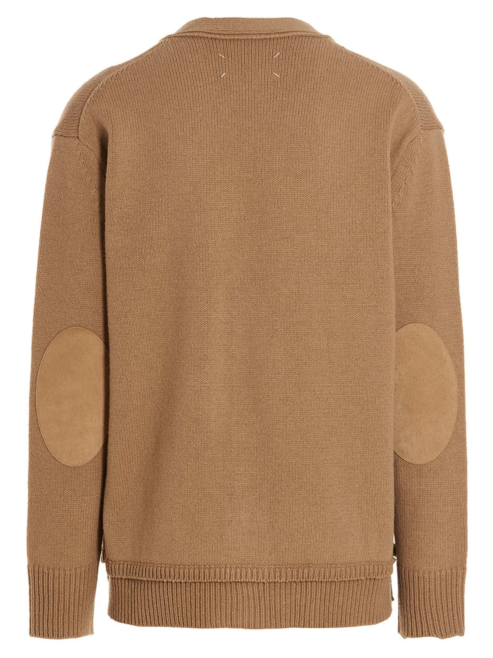 Maison Margiela Beige Wool Cardigan