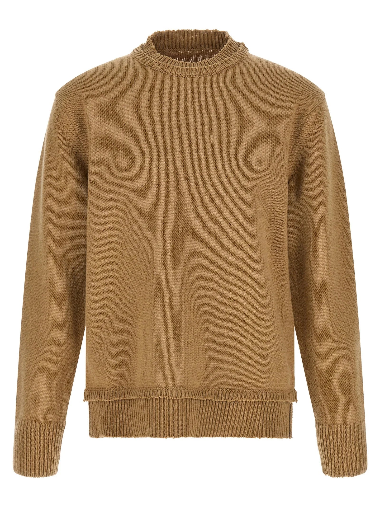 Maison Margiela Beige Wool Cardigan - L