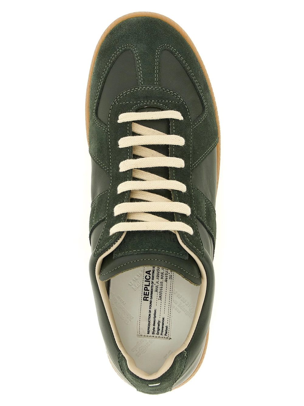 Maison Margiela Bicolor Calfskin Low Top Sneakers