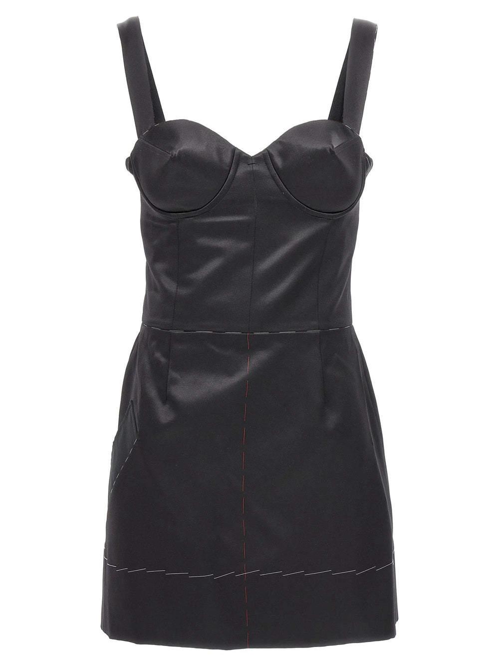 Maison Margiela Black Acetate Short Dress - IT40