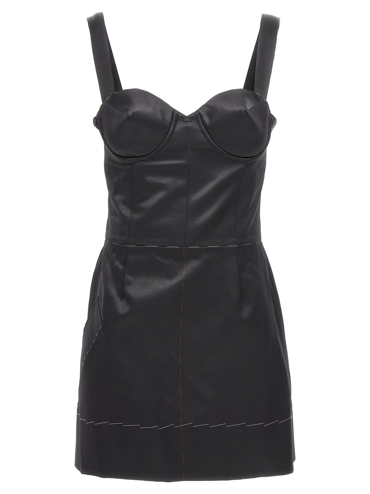 Maison Margiela Black Acetate Short Dress - IT40