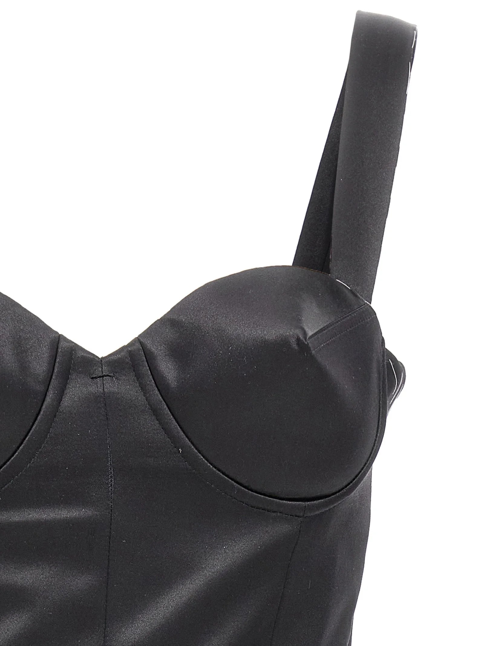 Maison Margiela Black Acetate Short Dress - IT40