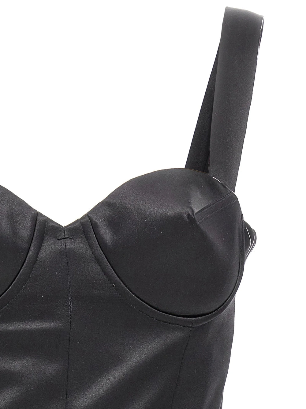 Maison Margiela Black Acetate Short Dress - IT40