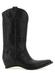 Maison Margiela Black Bovine Leather Over The Knee - EU 41 | US 8