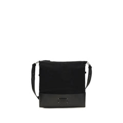 Maison Margiela Black Calf Leather Bos Taurus Shoulder Bag