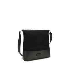 Maison Margiela Black Calf Leather Bos Taurus Shoulder Bag