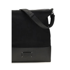 Maison Margiela Svart Kalvskinn Bos Taurus Axelväska