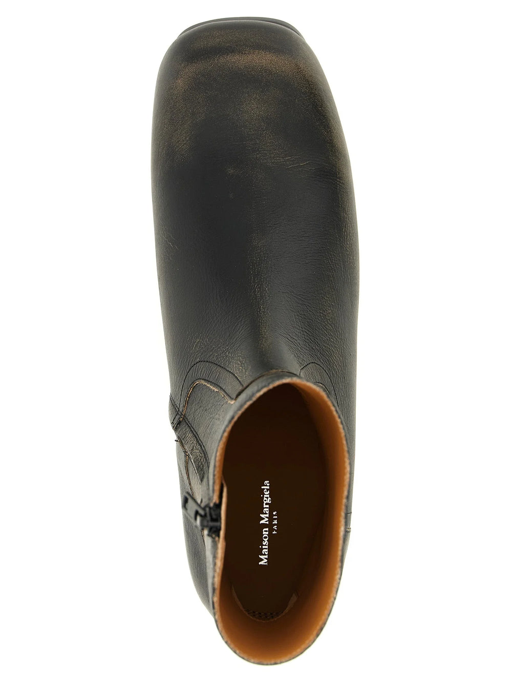 Maison Margiela Black Calfskin Ankle Boots