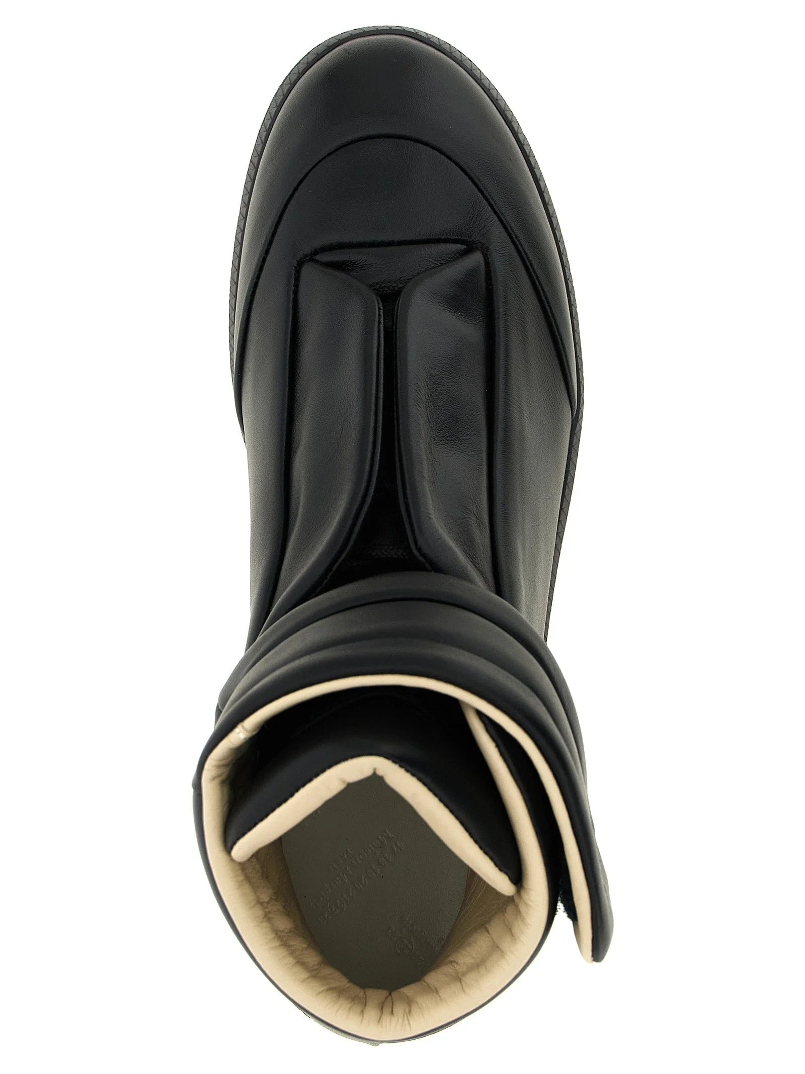 Maison Margiela Black Calfskin Chunky Sneakers - EU 41 | US 8