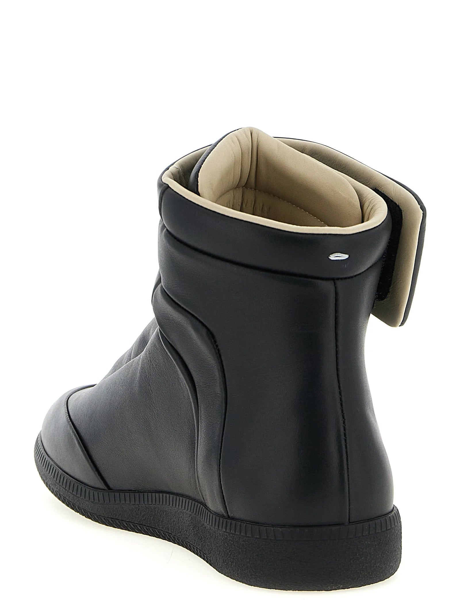 Maison Margiela Black Calfskin Chunky Sneakers - EU 41 | US 8