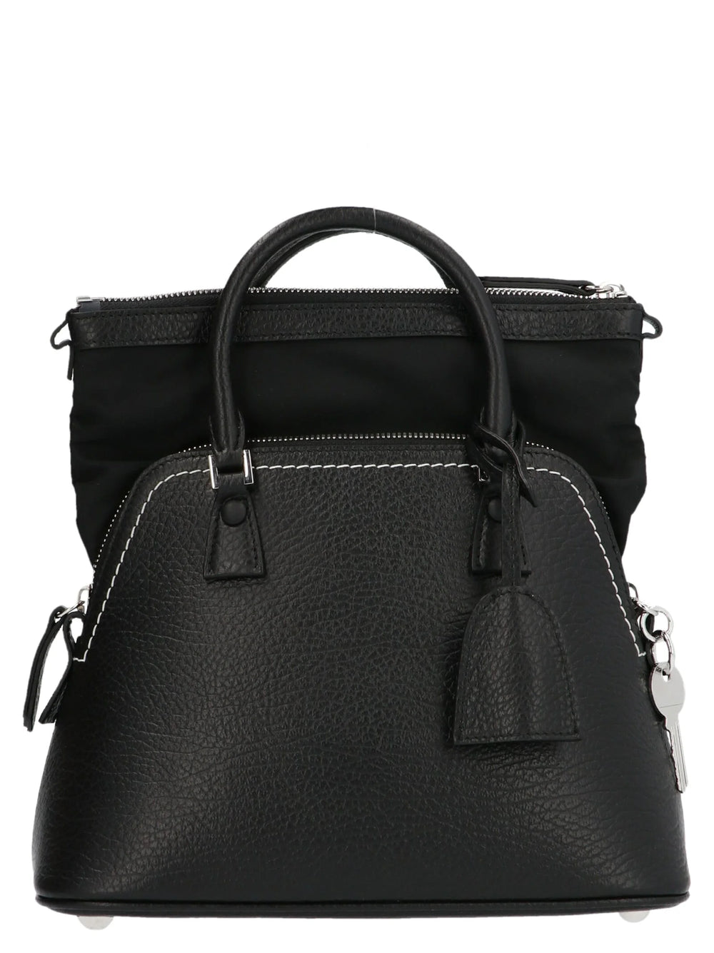Bolso de mano Maison Margiela de piel de ternera negra