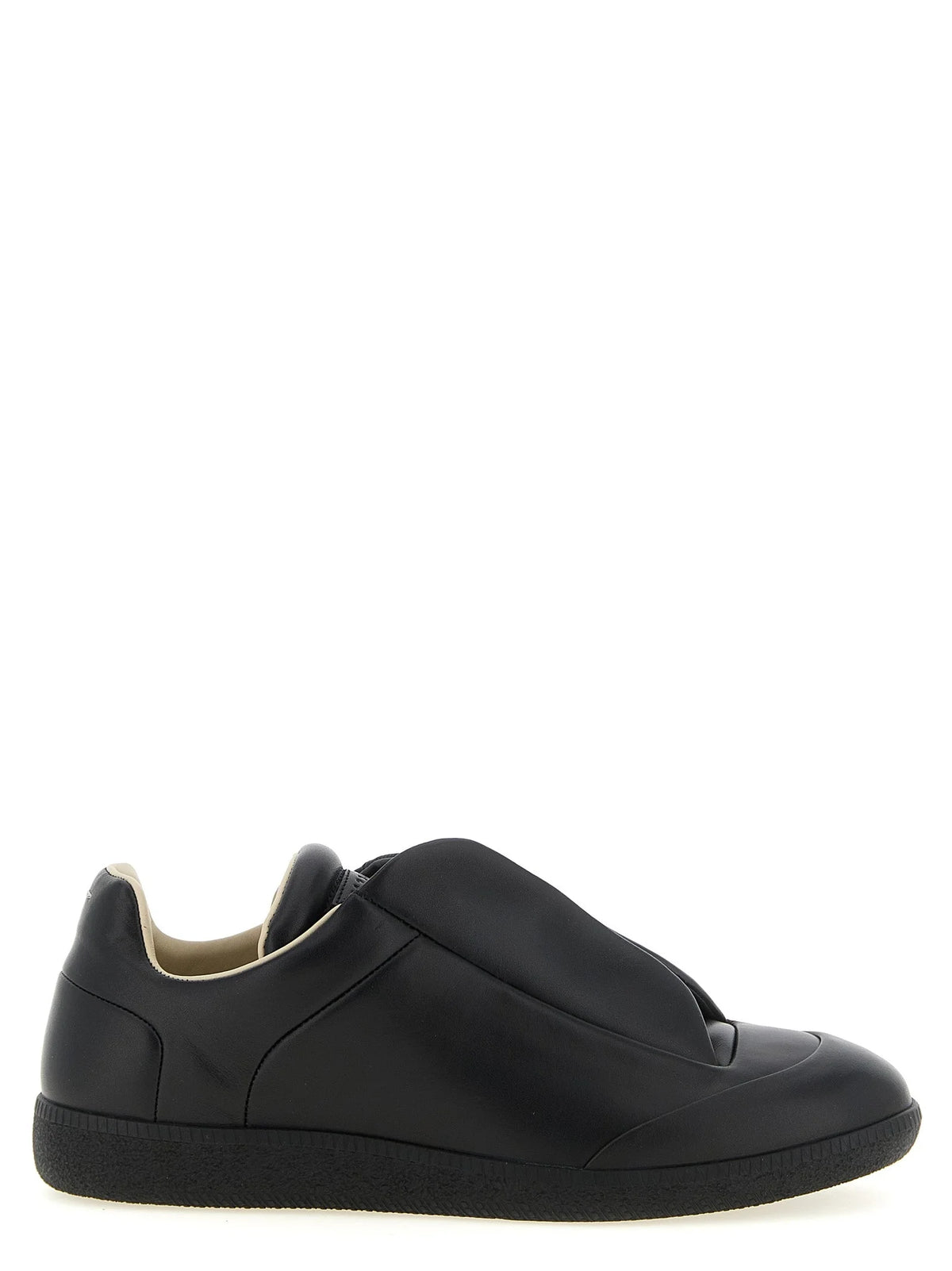 Maison Margiela Black Calfskin Low Top Sneakers