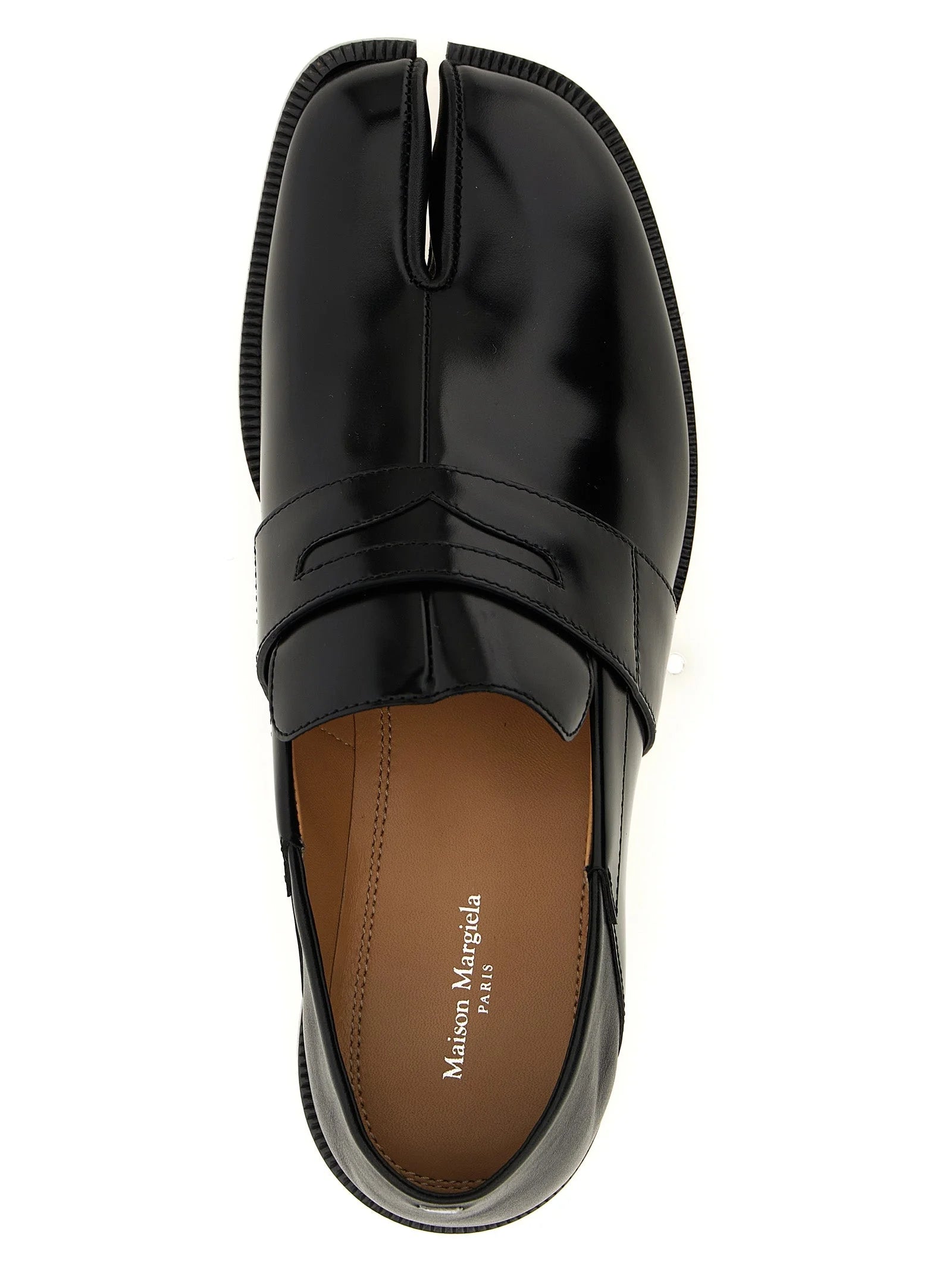 Maison Margiela Mustat nahkaslipparit