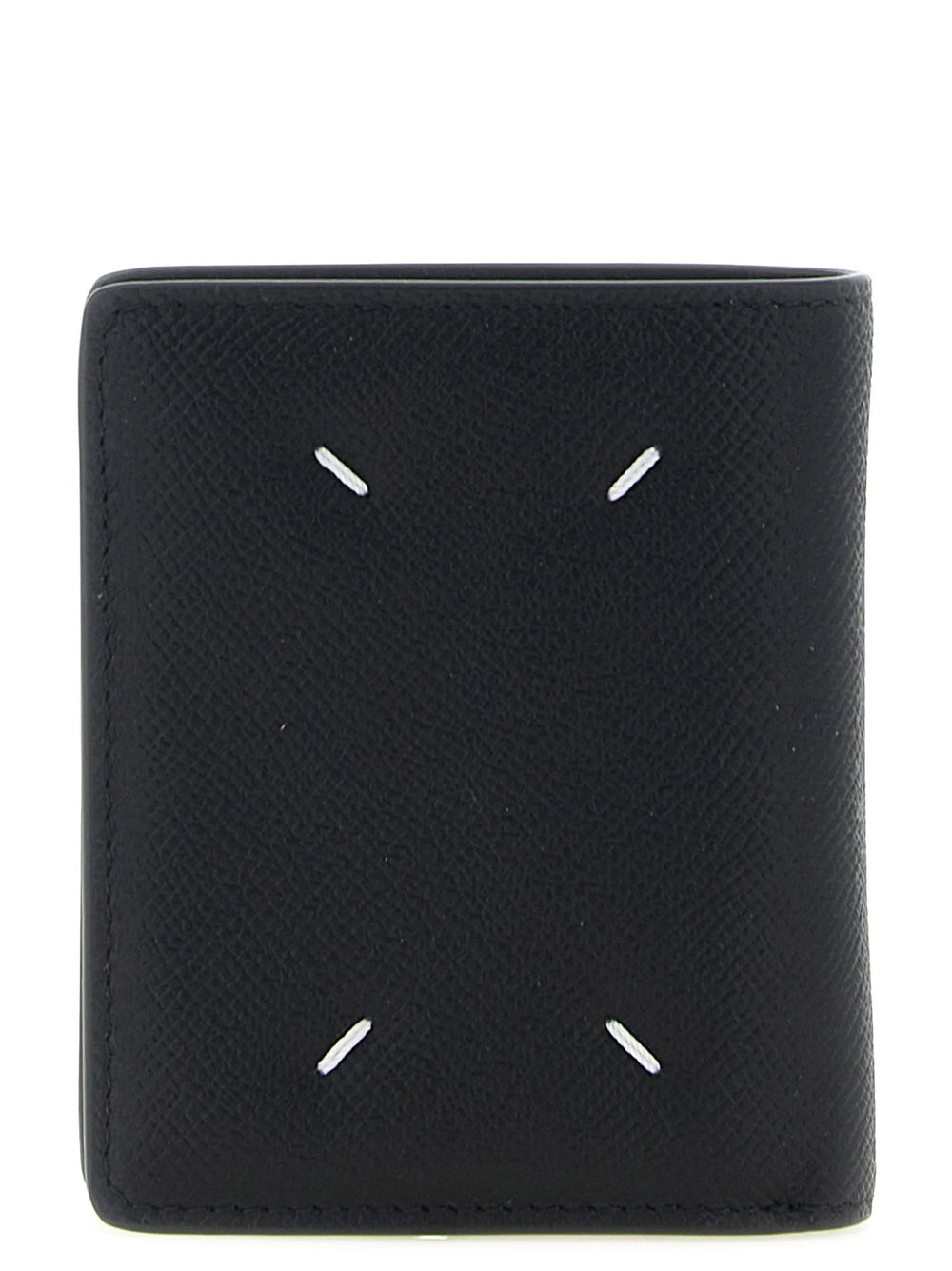 Portofel Maison Margiela din piele box, negru