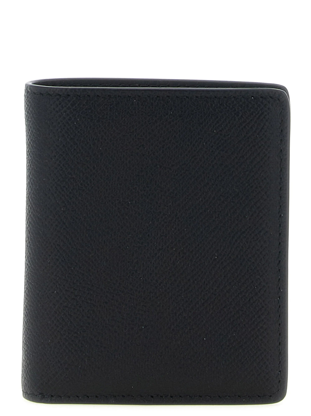 Portofel Maison Margiela din piele box, negru