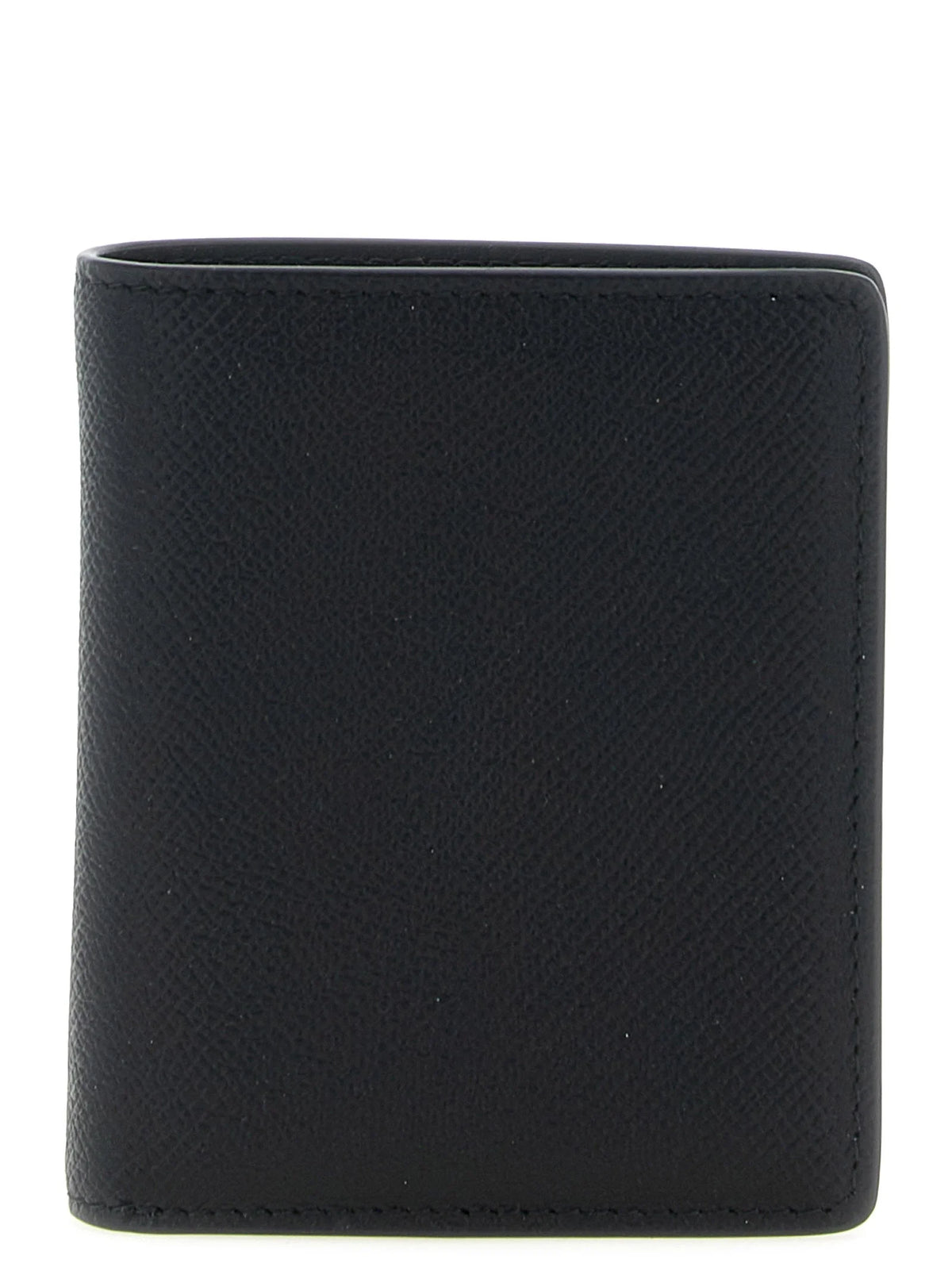 Portofel Maison Margiela din piele box, negru