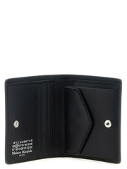 Portofel Maison Margiela din piele box, negru
