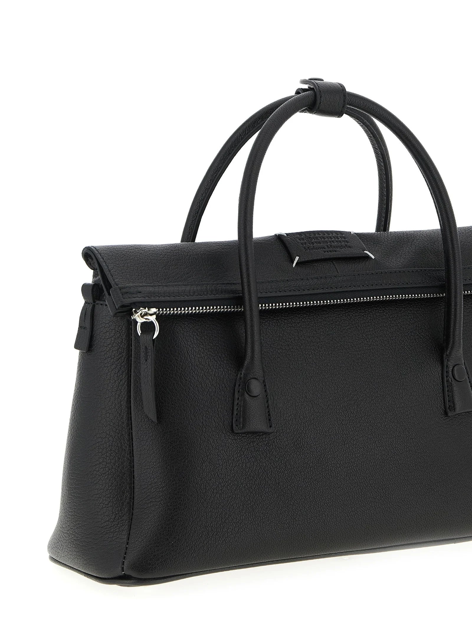 Maison Margiela Black Cashmere Handbag
