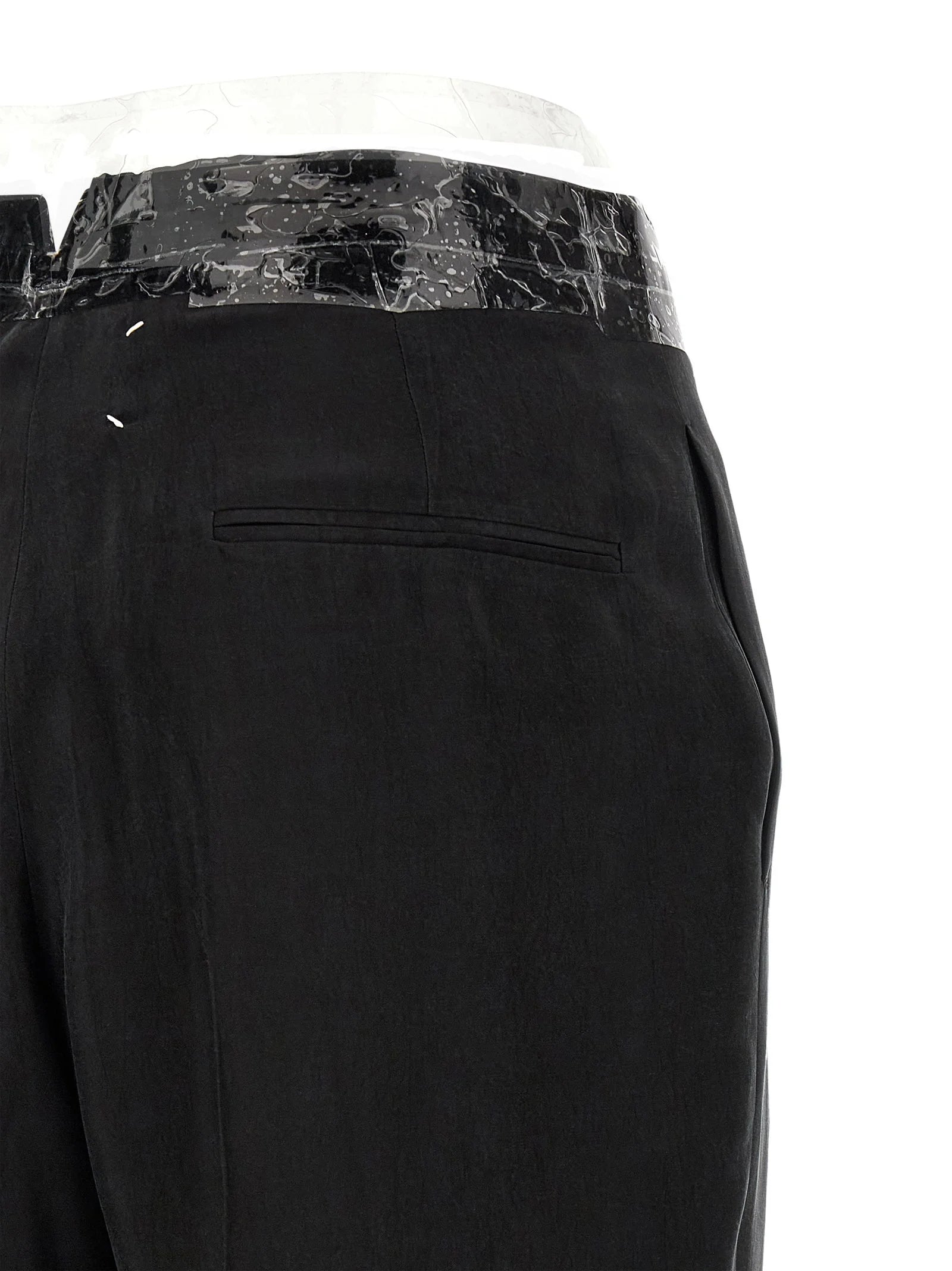 Maison Margiela Black Copper Casual Pants